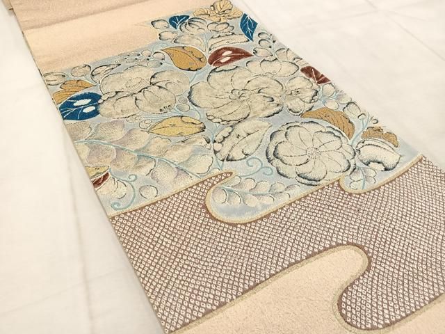 平和屋着物◎太鼓柄袋帯 辻が花 金銀糸 正絹 逸品 BAAU9993yc - メルカリ