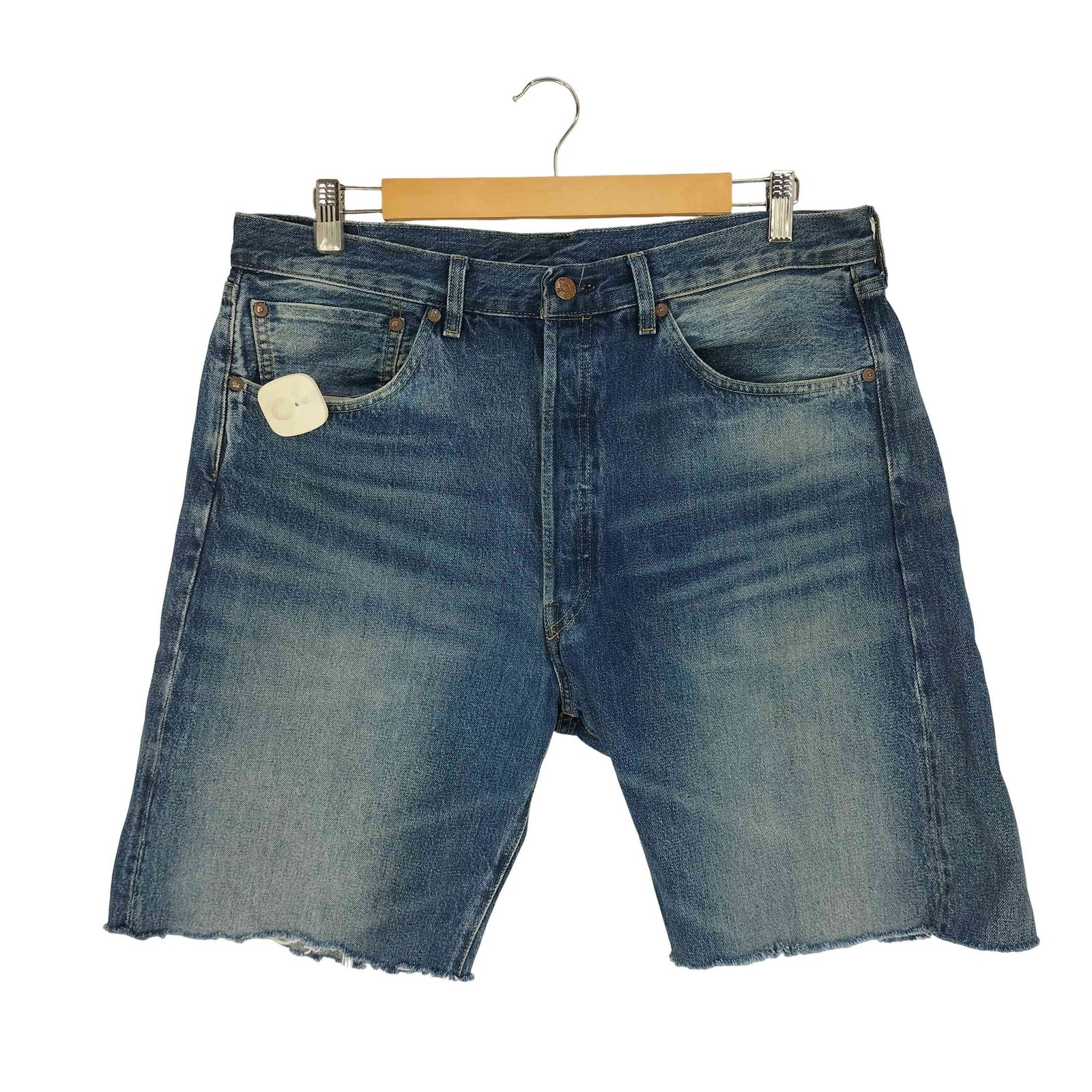 リーバイスヴィンテージクロージング Levis Vintage Clothing 復刻 501XX BIGE カットオフ ボタンフライ デニム ショートパンツ ショーツ メンズ  W36/L32