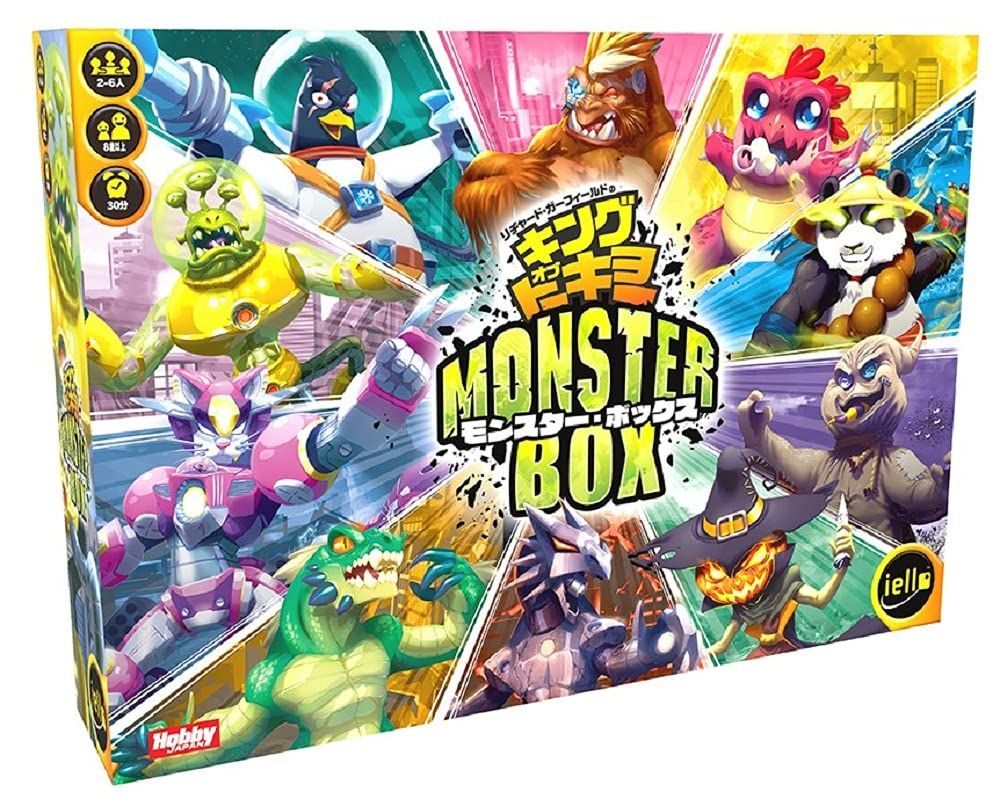 ホビージャパン キング オブ トーキョー モンスターボックス 2-6人用 30分 8才以上向け ボードゲーム