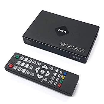 【】 ポータブルマルチメディアプレーヤー フルHD対応 2.5インチHDD内蔵可 メモリカード再生機能 HDMI/VGA/AV出力 動画/写真/音楽 コンパクトサイズ