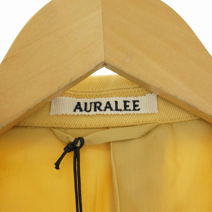 オーラリー AURALEE 20AW WASHABLE WOOL MAX SERGE JACKET テーラード