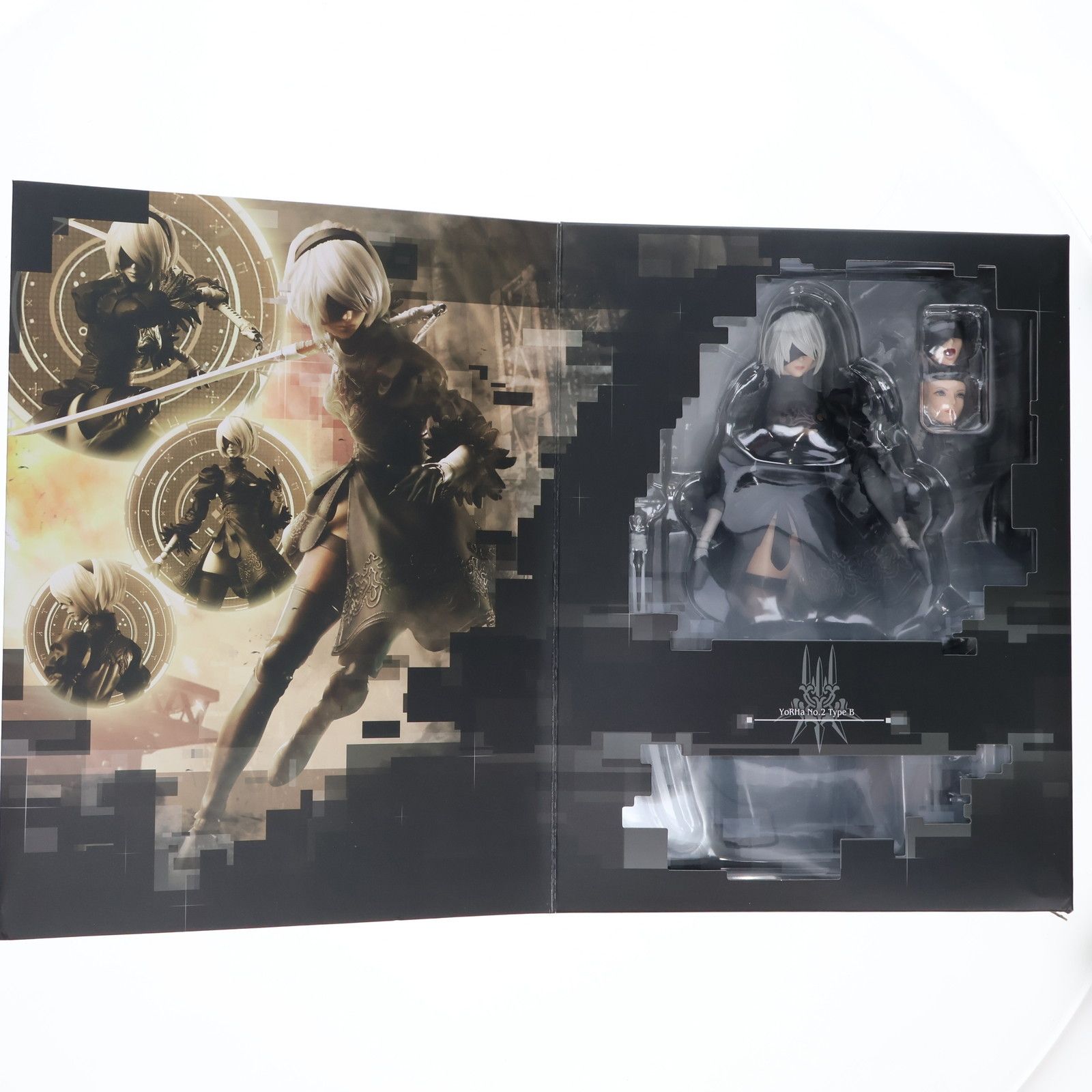 ニーア オートマタ PLAY ARTS改 ヨルハ 二号 B型 DX版　スクエニ 開封レビュー】プレイアーツ改 ニーア オートマタ ヨルハ二号B型
