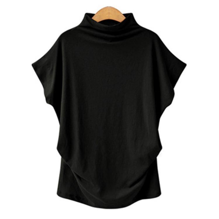 ■ 46091★プリーツプリーズ Tシャツ ハイネック 半袖 4 カットソー PLEATS PLEASE プリーツプリーズ ISSEY MIYAKE ハイネック 半袖