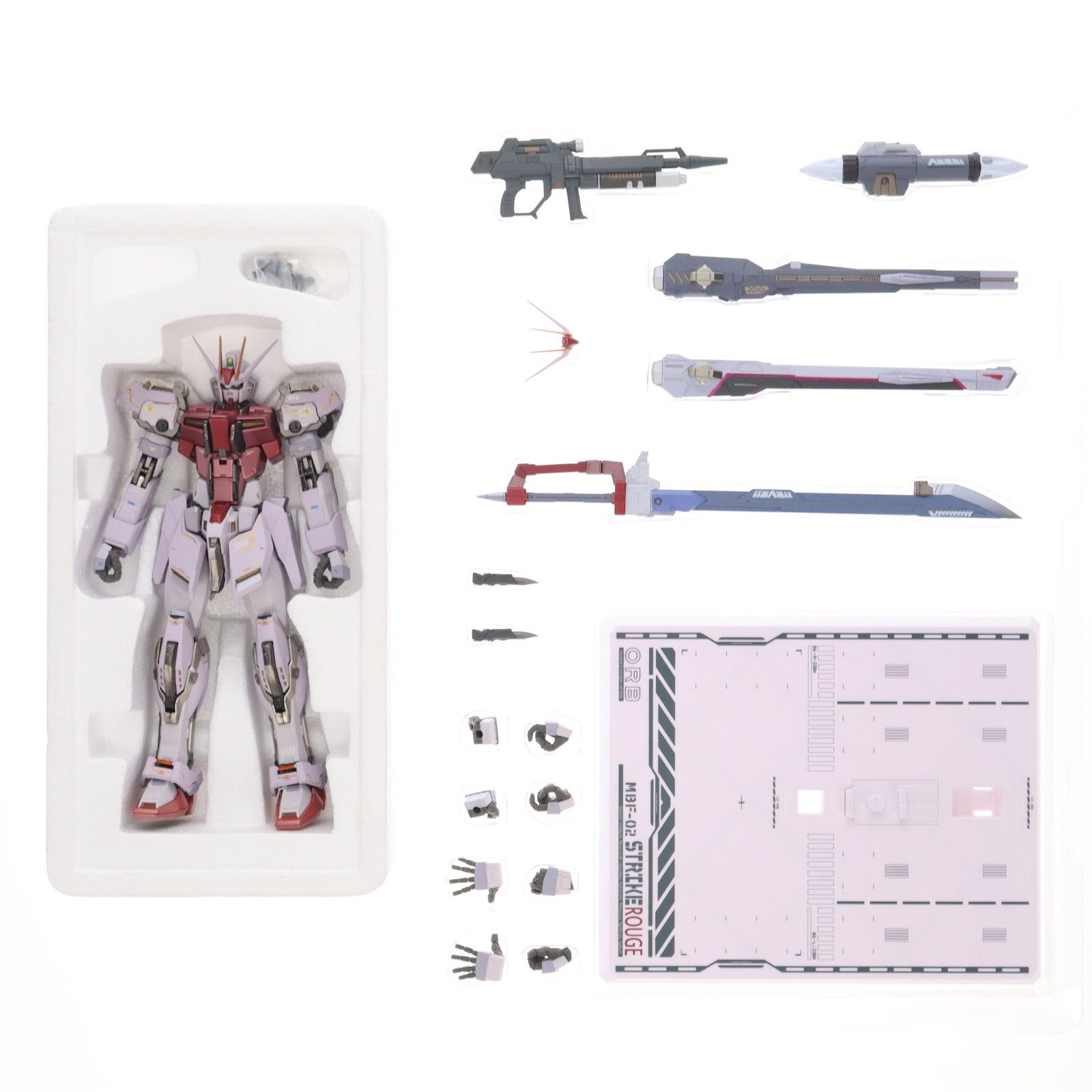 BANDAI - 魂ウェブ商店限定 L BUILD ストライクルージュ オオトリ装備 機動戦士ガンダムSEED(シード) 完成品 可動フィギュア バンダイスピリッツ 魂ウェブ商店限定 METAL BUILD ストライクルージュ オオトリ装備