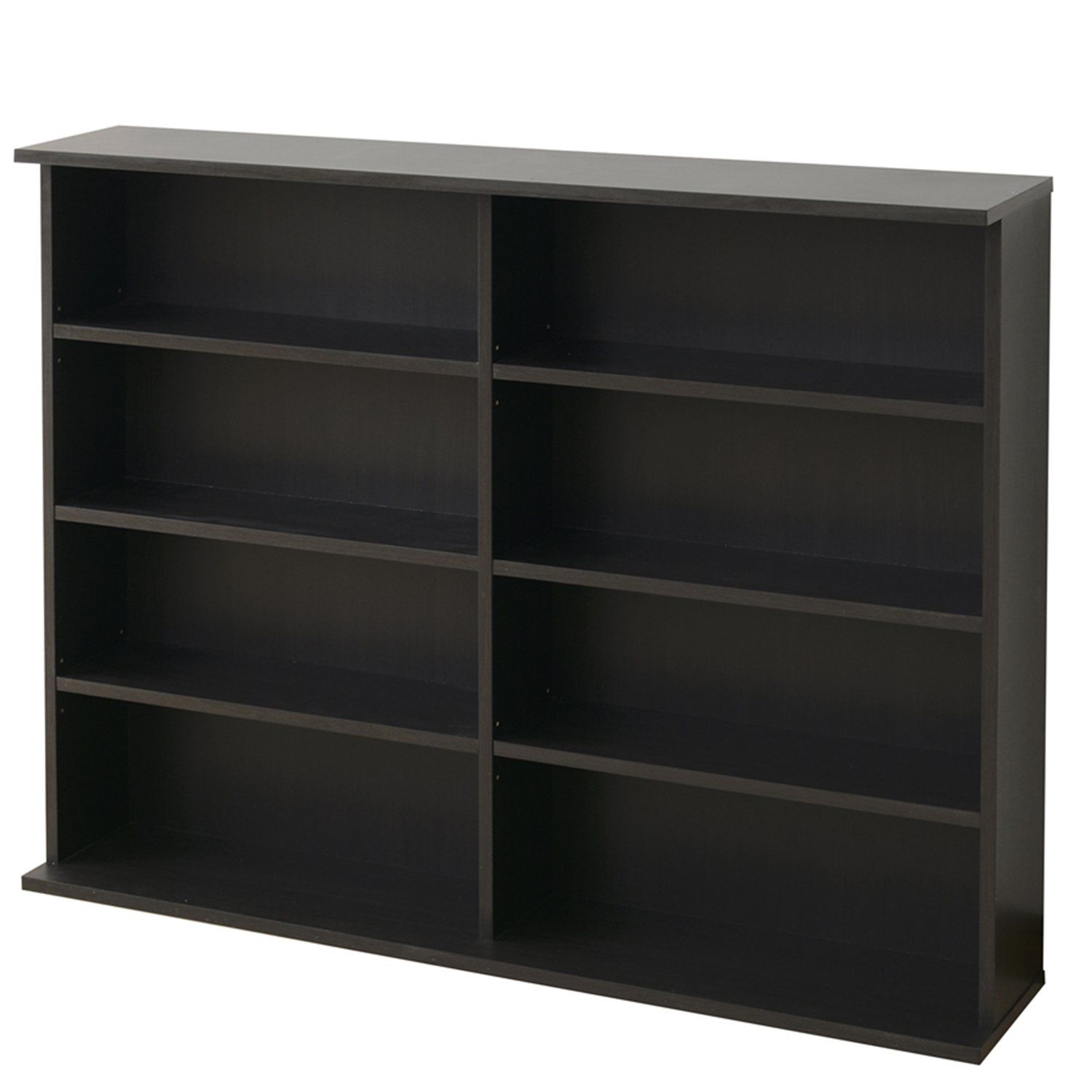 山善 YAMAZEN 薄型積み重ね本棚 幅121 ダークブラウン CSBS-9012 DBR