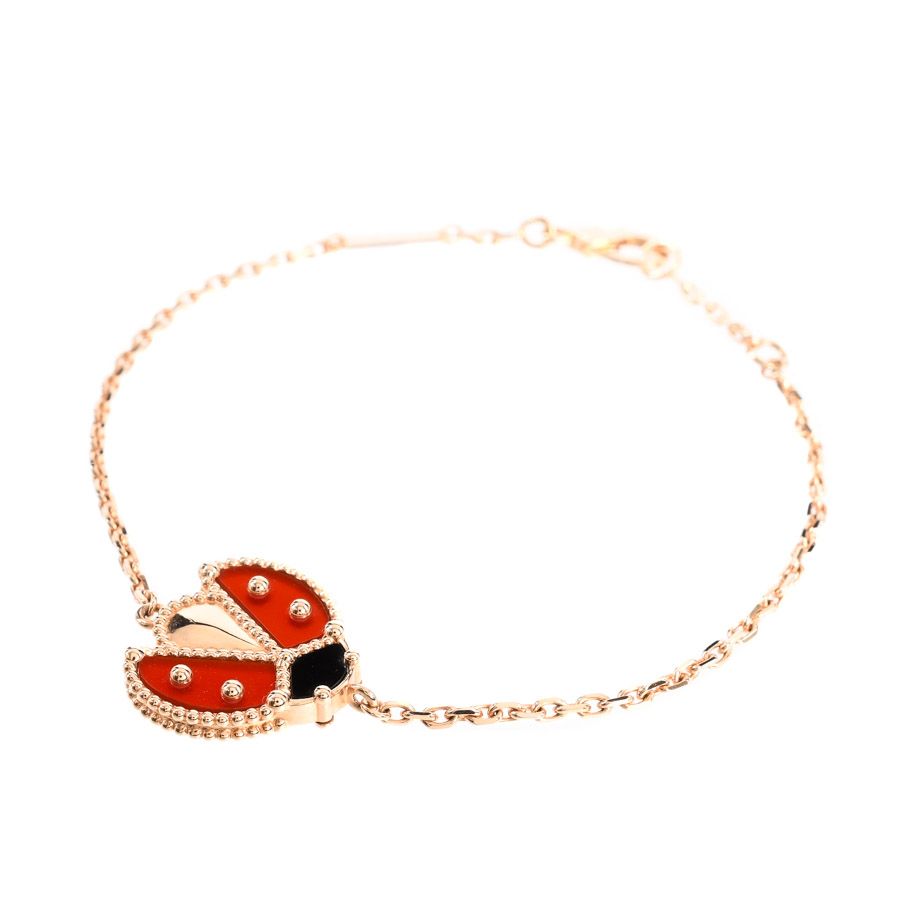 Van Cleef & Arpels☆ ラッキー スプリング ブレスレット VanCleef＆Arpels ラッキースプリング ブレスレット 5モチーフ