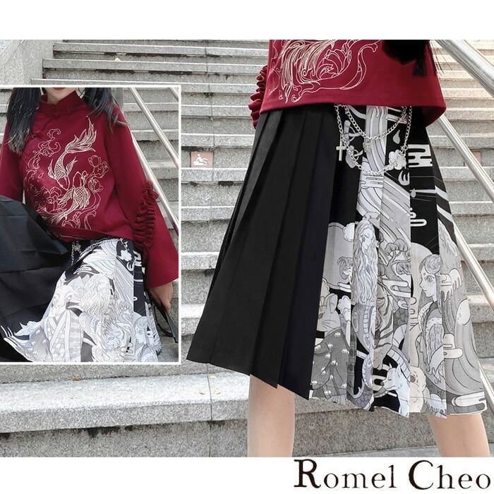 アンティークスカート ドット釦FレザーミニSK|RETRO GIRL | RETRO GIRL ONLINE STORE