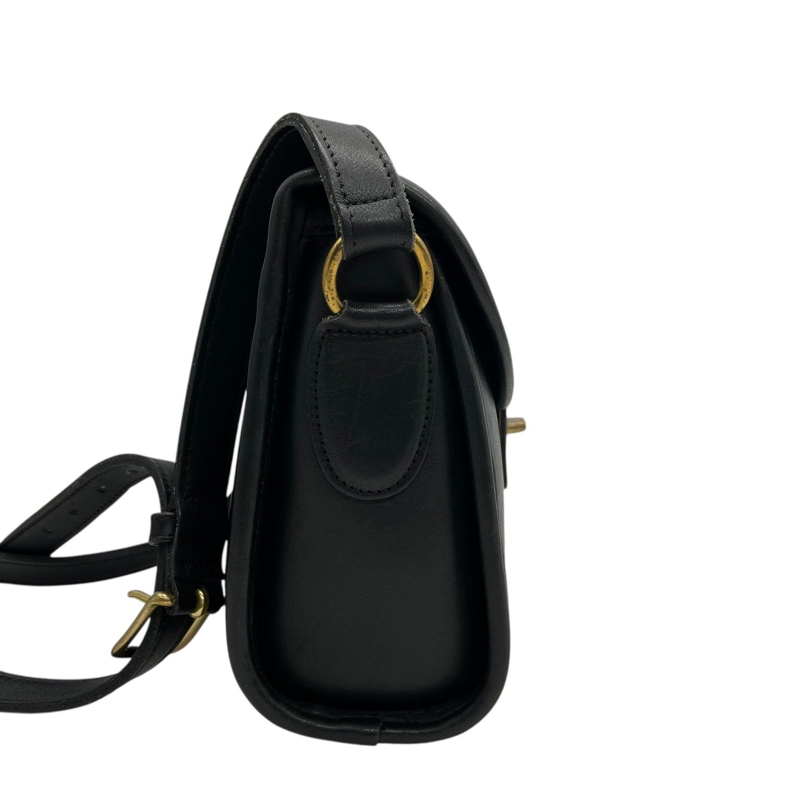 希少 COACH オールドコーチ ヴィンテージ 黒 ブラック ターン