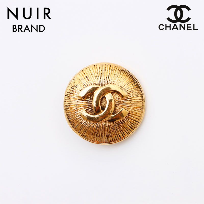 CHANEL ゴールド ブローチ CHANEL シャネル グリポワ ブローチ 1985 ゴールドカラー ヴィンテージ