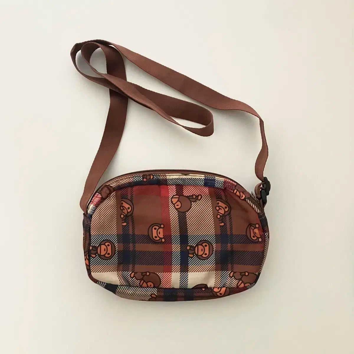 A BATHING APE BAPE ベビーマイロ チェック柄 ぬいぐるみ アベイシング