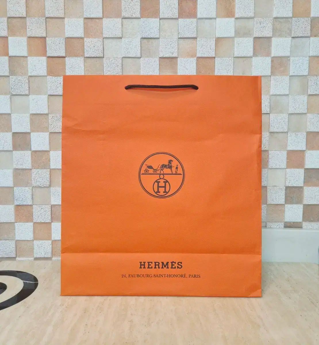 正規品 Hermes(エルメス) ショッピングバッグ+箱 +リボン SET