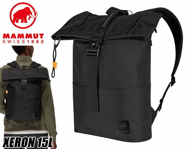 マムート エクセロン 15L バックパック MAMMUT XERON 15L BLACK 2530-00410-0001 ブラック リュック カバン