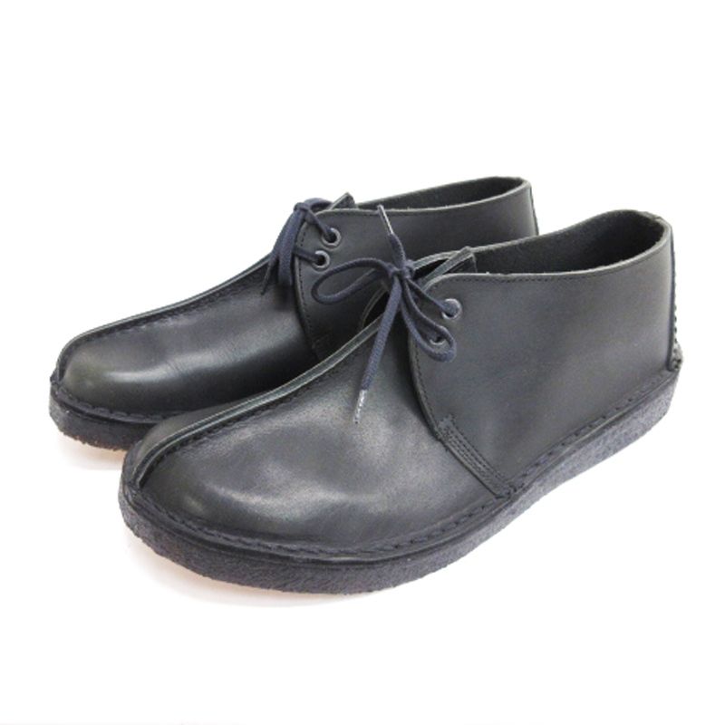 クラークス clarks DESERT TREK デザートトレック レースアップシューズ レザー ブラック US9 27cm