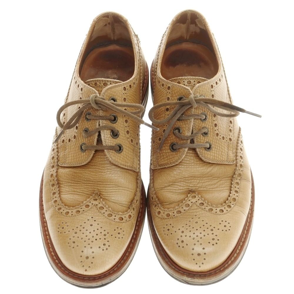 ブルネロクチネリ Brunello Cucinelli ウイングチップ ドレスシューズ ライトブラウン サイズ42 メンズ