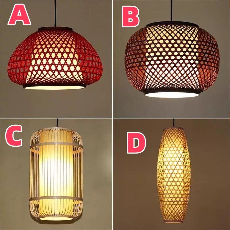 高品質手作り藤編みペンダントライト 芸術 照明 雑貨 家 ベッドサイドランプ インテリア 照明
