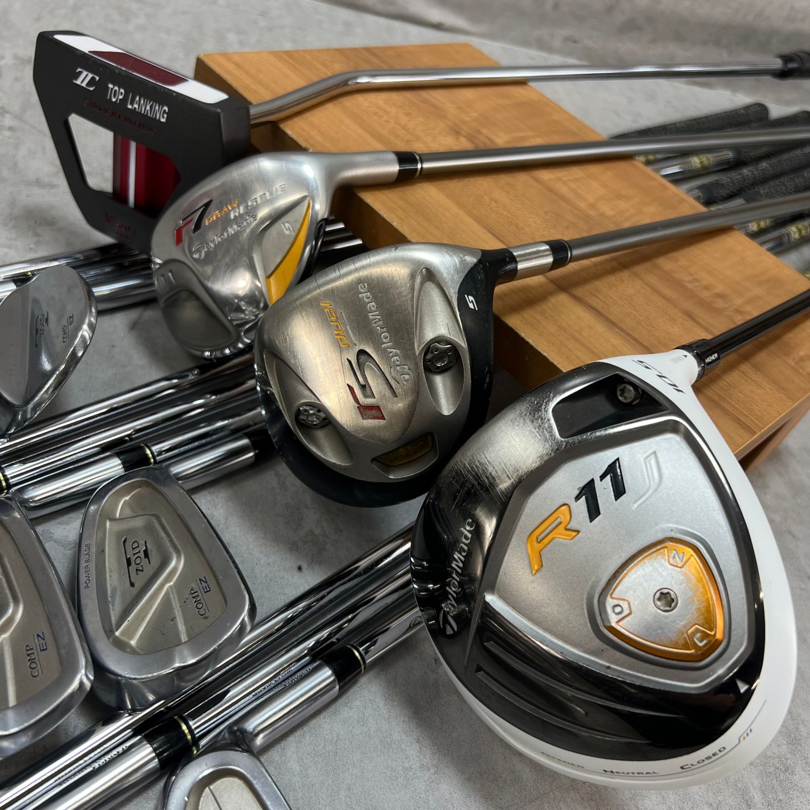 テーラーメイド ミズノ メンズゴルフ14本セット カーボン 右利き用