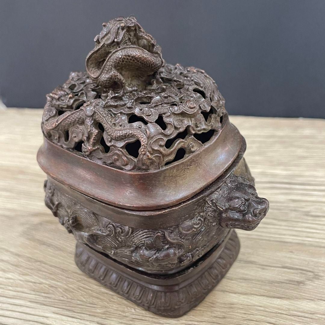 銅器 浄化空気香炉 暖手炉 禅意 香道 茶道 盤香炉 工芸品 置物 銅器 浄化空気香炉 暖手炉 禅意 香道 茶道 盤香炉 工芸品 置物