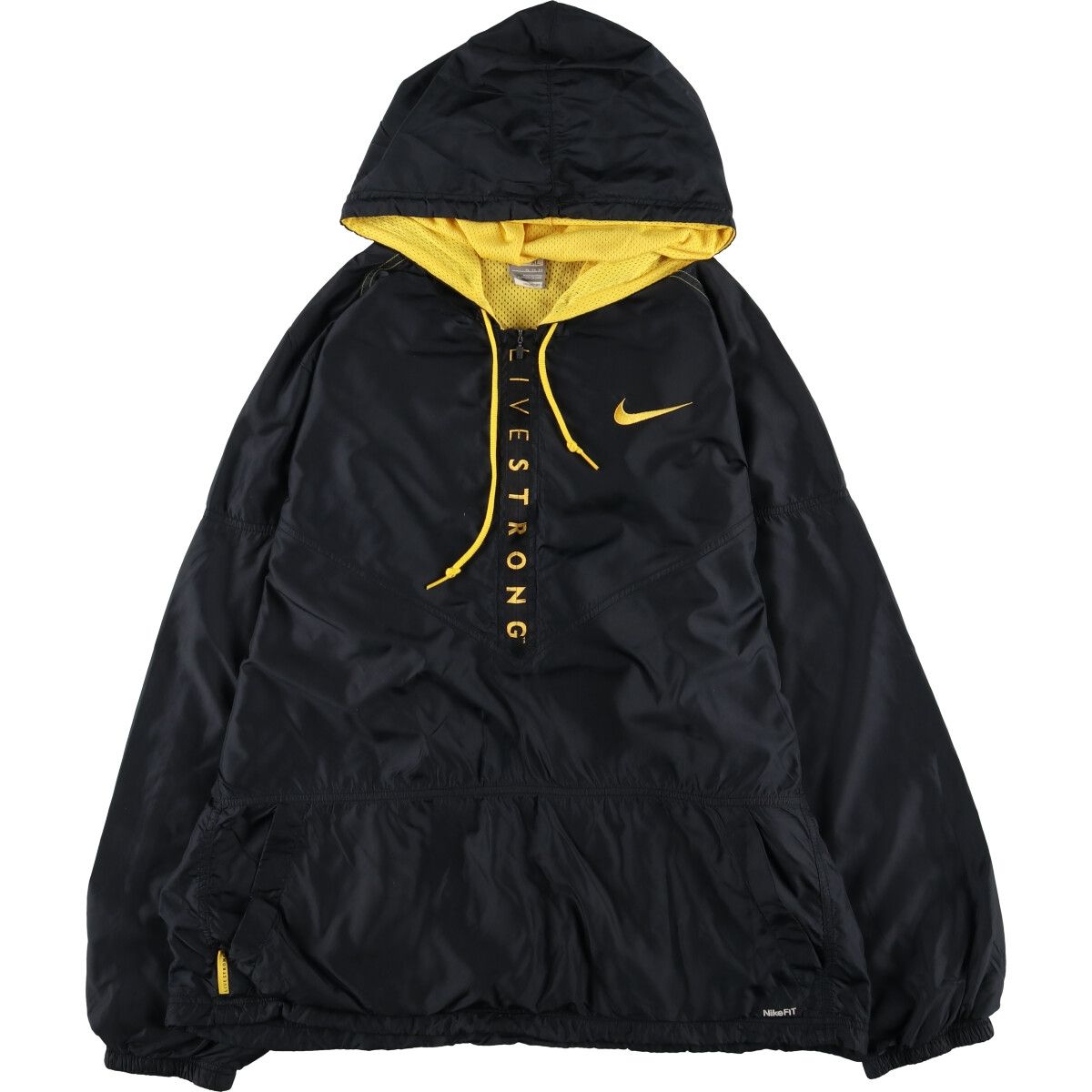 古着 00年代 ナイキ NIKE ハーフジップ ウォームアッププルオーバーパーカー メンズXL相当/eaa507280