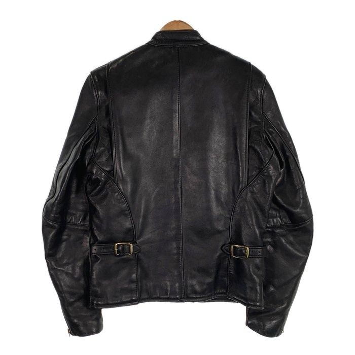 VANSON バンソン B レザー シングルライダースジャケット ブラック