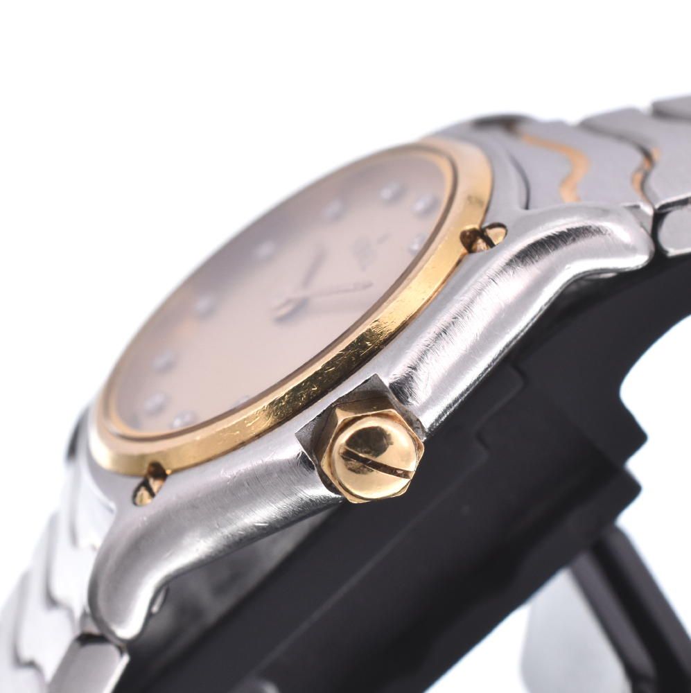エベル EBEL 1057901 クラシックウェーブ 12Pダイヤ K18YGベゼル