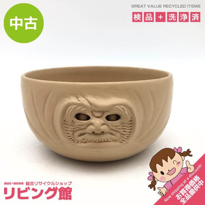 ss6428 【中古】 登別焼 抹茶椀 窯遊作 達磨茶碗 茶道具 茶碗 茶器 抹茶茶碗 素焼き だるま 目が動く 伝統工芸 からくり 抹茶椀 中古 -  メルカリ