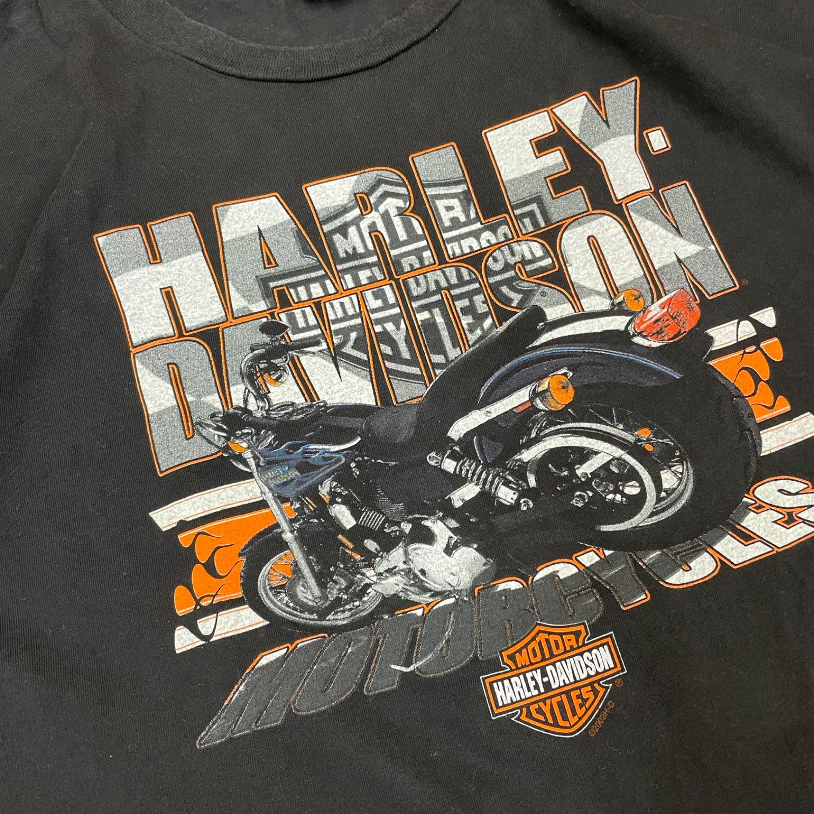 USA製 '00s Harley Davidson Tシャツ XL HOLOUBEK製 ハーレー