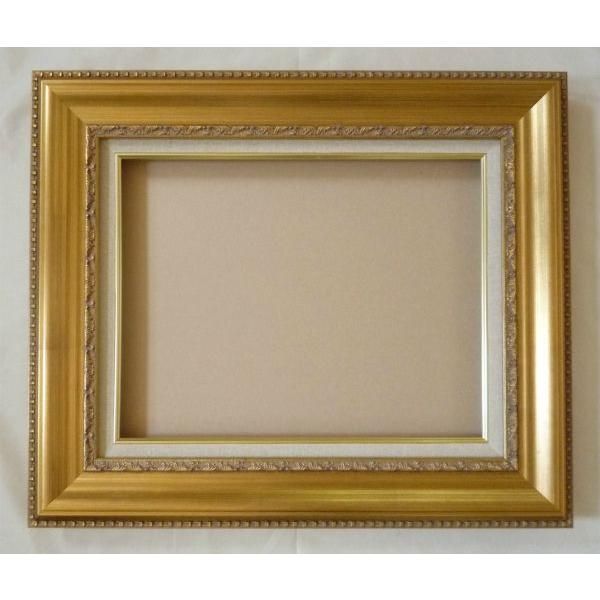 額縁　油絵/油彩額縁 出展用本縁 仮縁 7755 F60号 P60号 M60号 ゴールド 額縁 油絵⁄油彩額縁 出展用本縁 仮縁 7755 F60号 P60号 M60