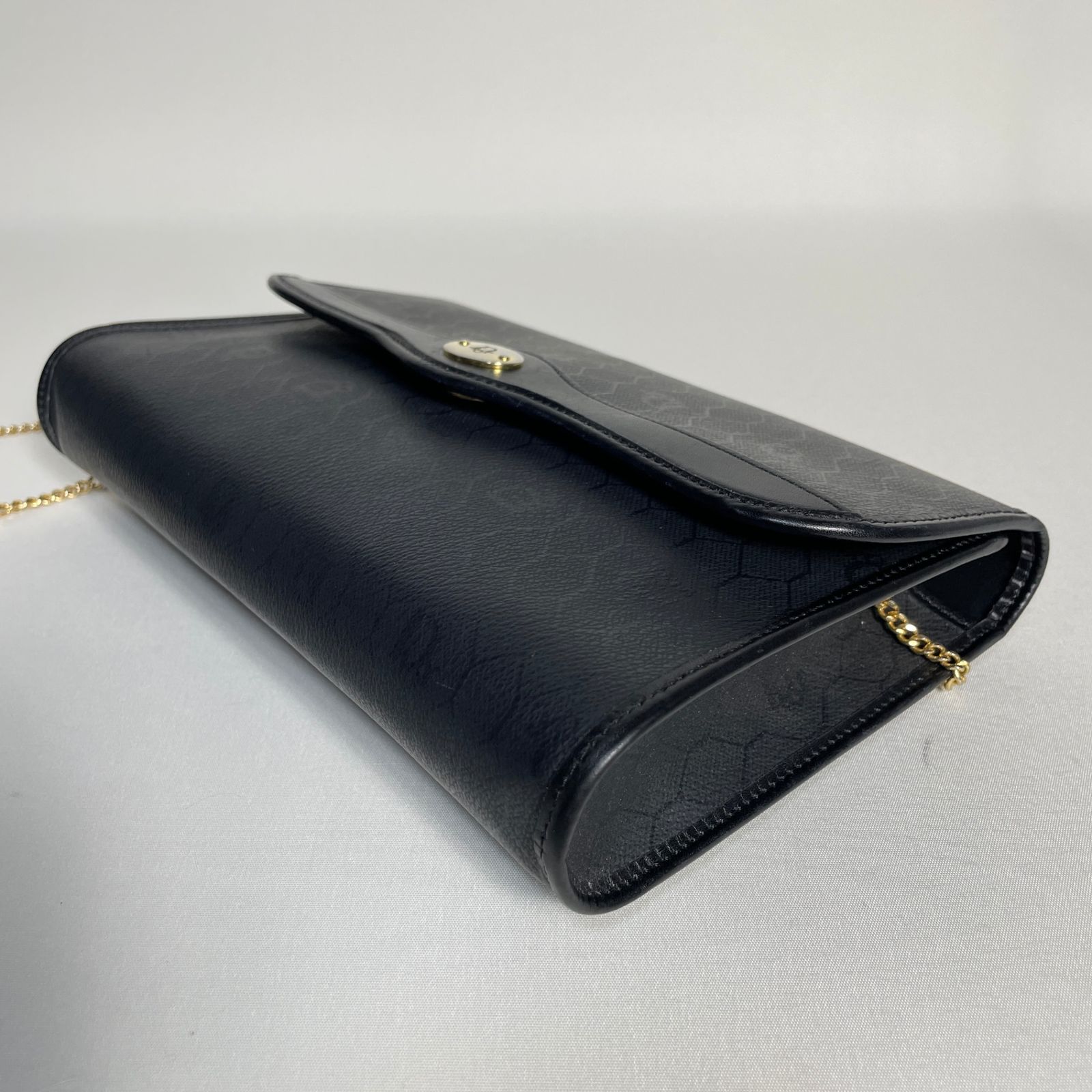 2502-237｜美品｜ディオール ショルダーバッグ ブラック ハニカム柄 2502-237｜美品｜ディオール ショルダーバッグ ブラック