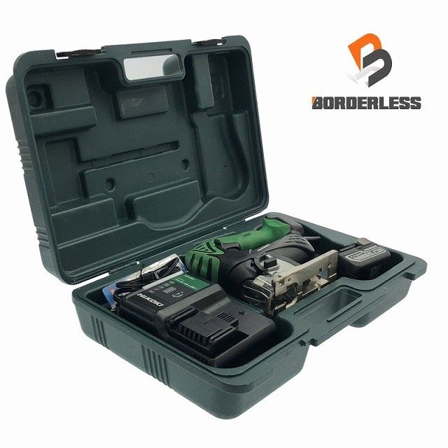 比較的 です HiKOKI ハイコーキ 14.4V コードレスジグソー CJ14DSL バッテリー 14.4V 6.0Ah 充電器 ケース付き 電動工具