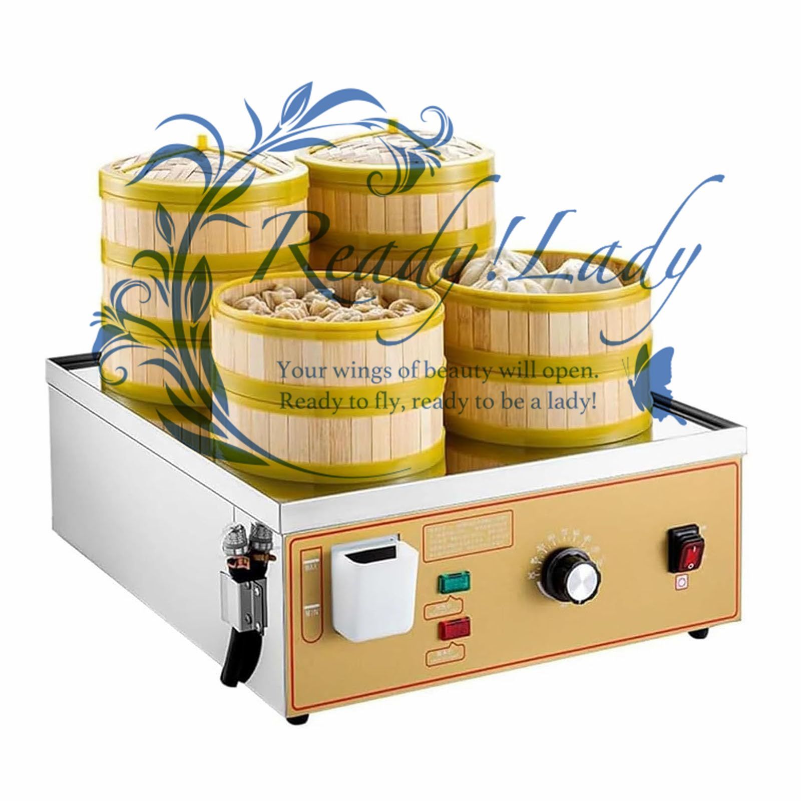 商業電気薄暗い和の汽船、4 つの穴の暖房の蒸気炉、乾燥した