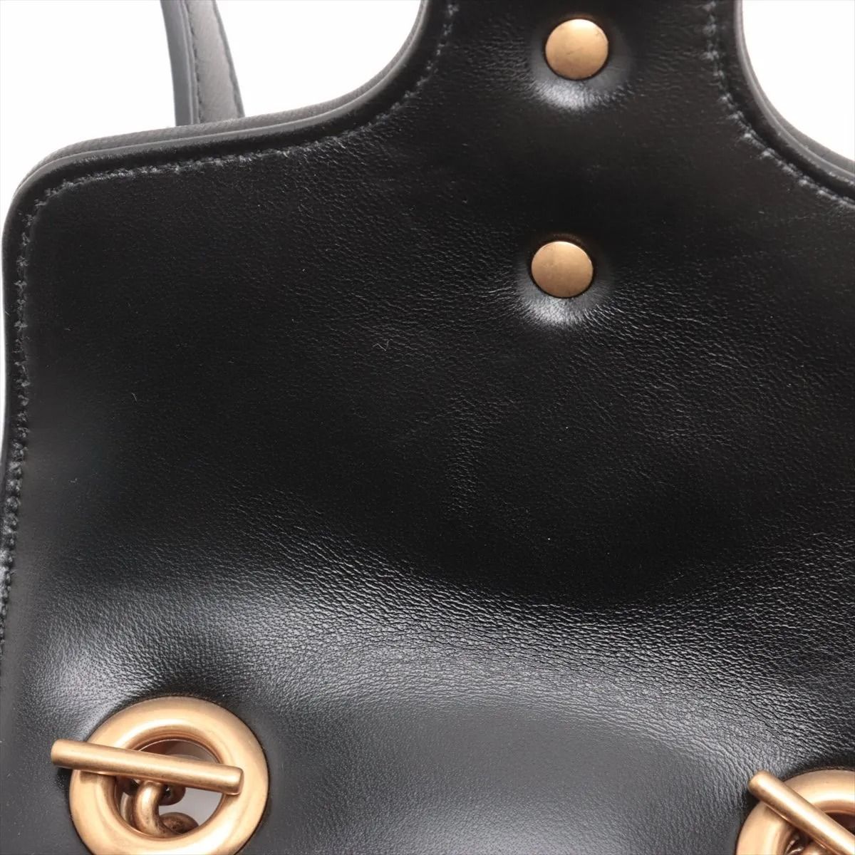 50％以上OFF! GUCCI グッチ GGマーモント レザー バックパック|リュック ブラック 777253