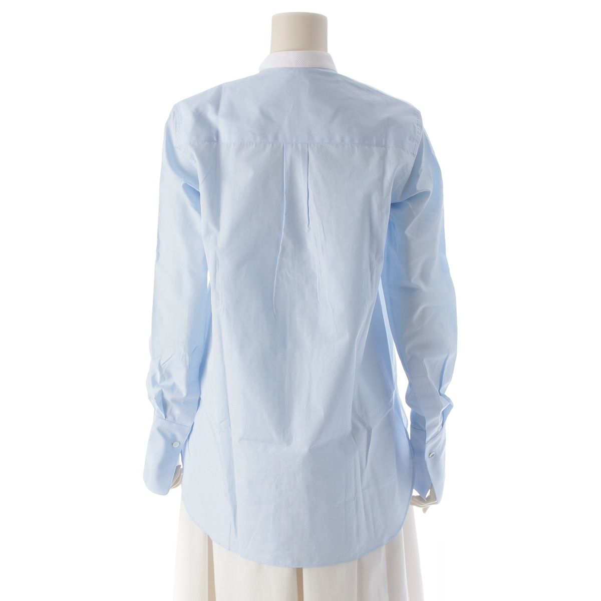 seblineブラウス セブリン SEBLINE コットン 金ボタン ペインター ノーカラー