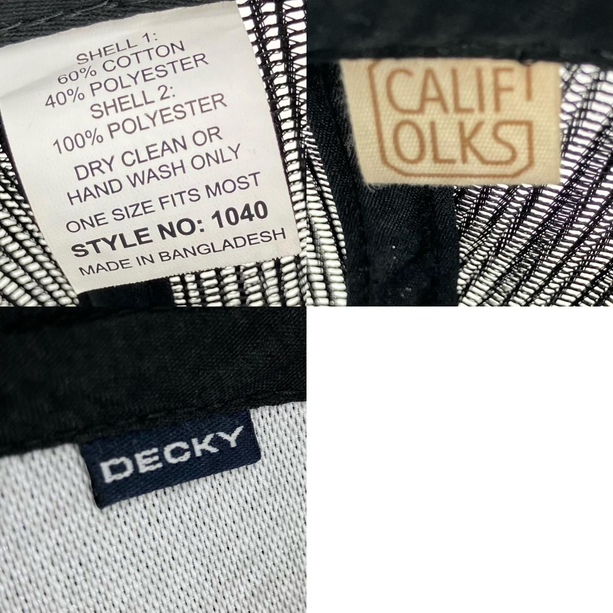  キャップ Baseball Mesh Cap ブラック 118 キャップ 帽子