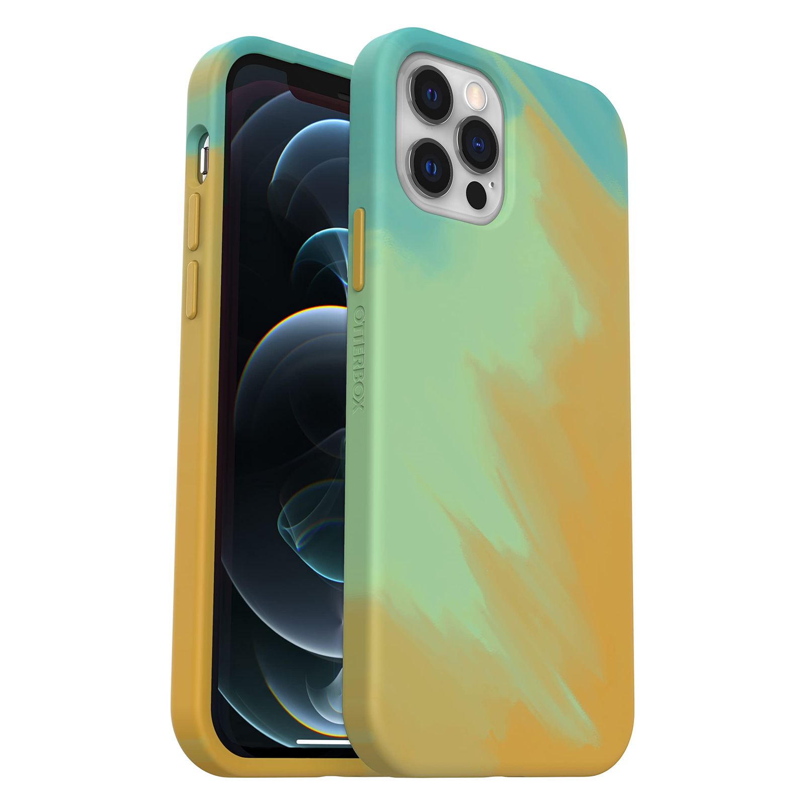 OtterBox - ウルトラスリム iPhone 12 - 12 Pro ケース のみ - Apple MagSafe用に作られた 芸術的な保護フォンケース ソフトタッチ素材で快適 タンポポワイ タンポポワイン iPhone 12 - 12 Pro
