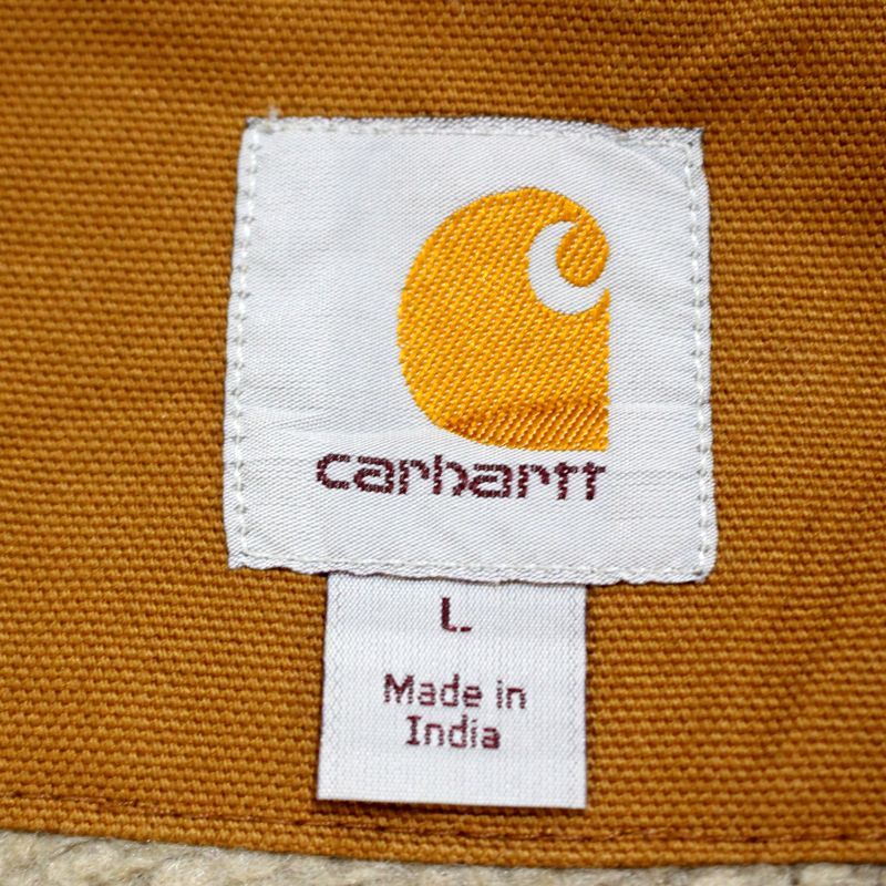00s carhartt 裏地ボア ダック べスト 00s Carhartt 裏地ボア ダック ベスト メンズ 表記Lサイズ