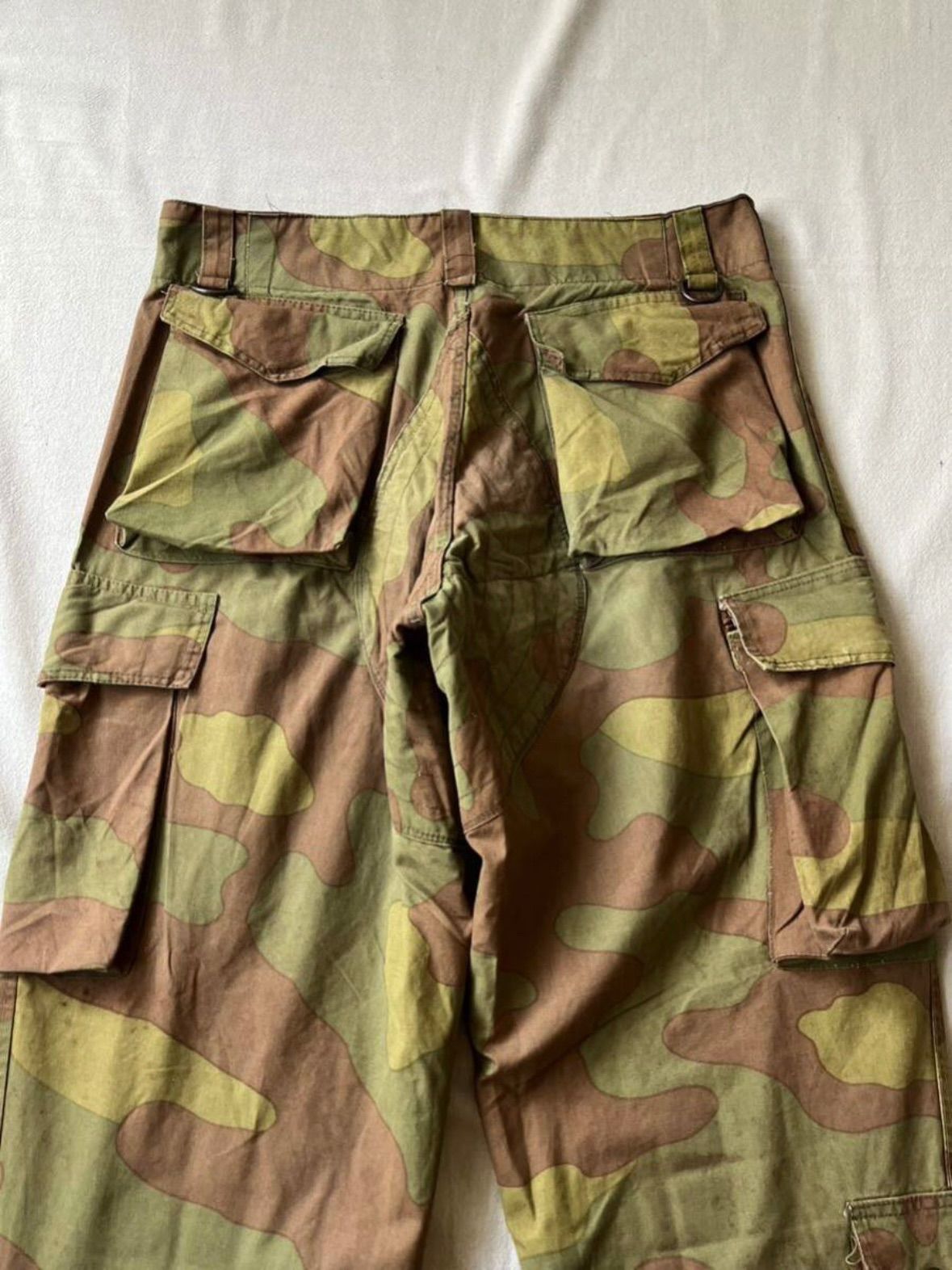 【良品】ミリタリー　カーゴパンツ　90s　イタリア軍　パラトルーパー　サンマルコ 良品】ミリタリー カーゴパンツ 90s イタリア軍 パラトルーパー