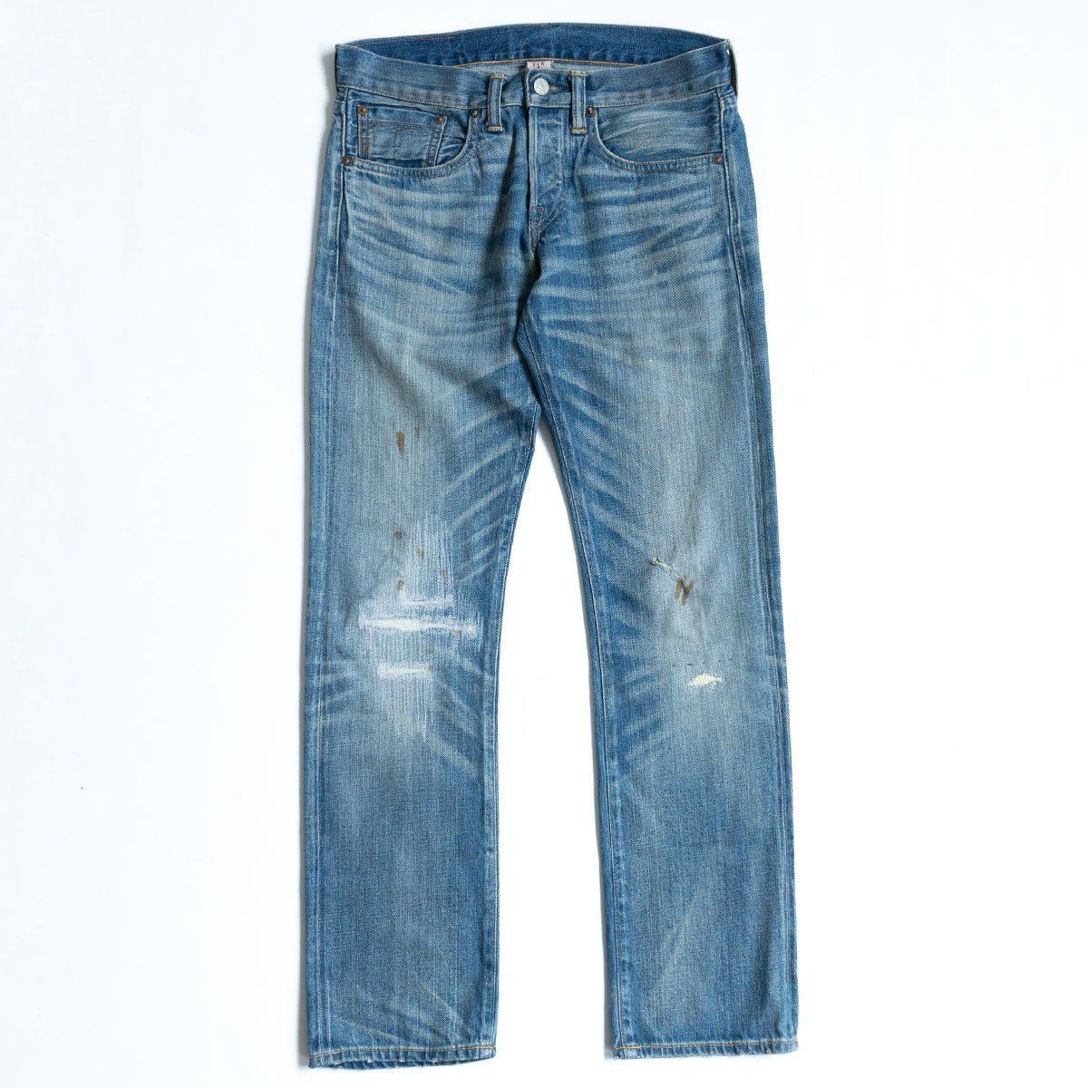 美品】 RRL 【SLIM FT REPAIRED BARNET JEANS】28×30 スリムフィット デニムパンツ アメリカ製 インディゴ  2305064 - メルカリ