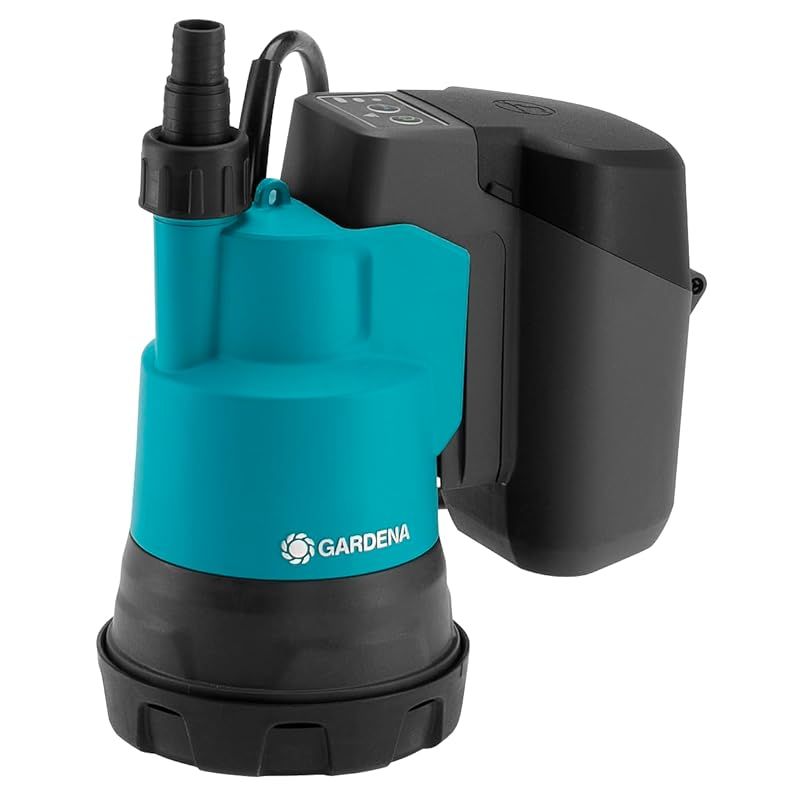 GARDENA ガルデナ 充電式水中ポンプ 清水用|本体のみ 2000|2 Clear 18V P4Asolo パワーフォーオールアライアンス18Vバッテリーシステム対応 14600-56 0