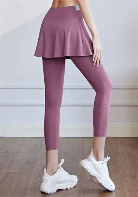 W945◇新品 super natural ヨガパンツ 冬 ニットパンツ 裏起毛