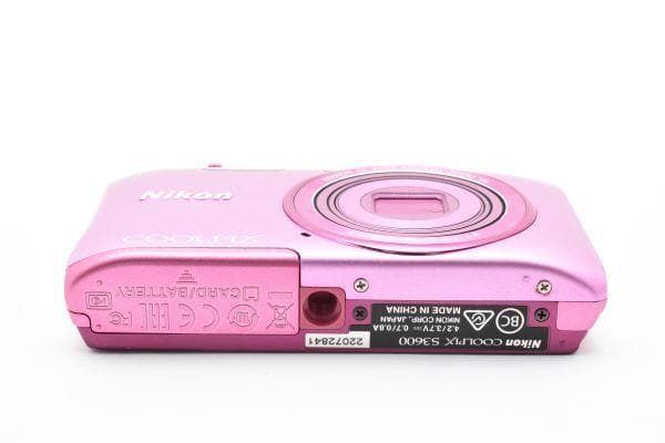美品 ｜Nikon COOLPIX S3600 クールピクス デジタル｜E039 ニコン