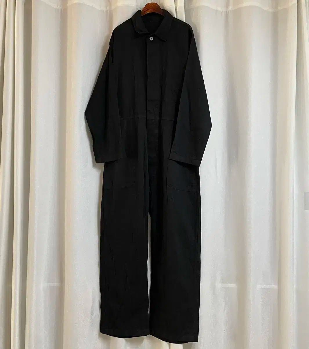 【雷市場（ポンジャン）商品韓国直送】 オーバーサイズ 黒 ジャンプスーツ 2XL ／ 3XL