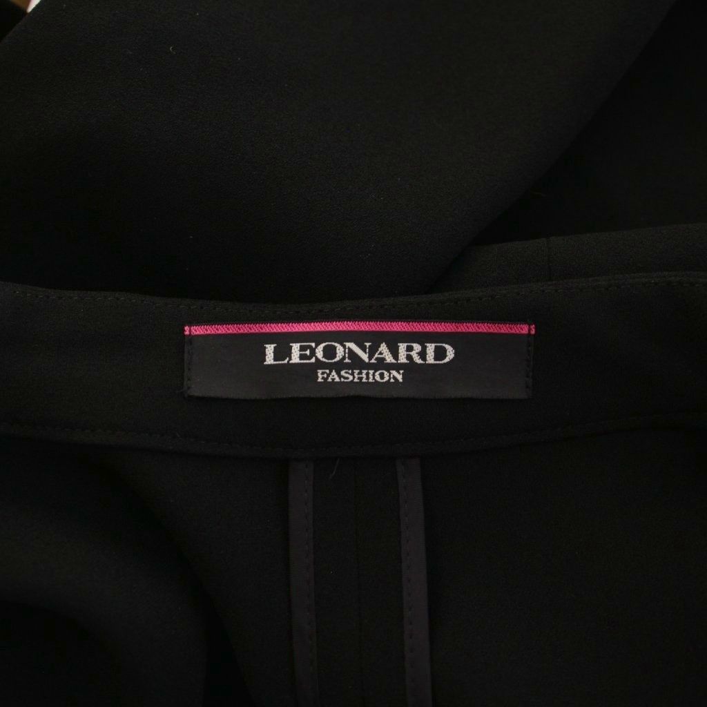 レオナール LEONARD ノーカラージャケット アウター ショート丈
