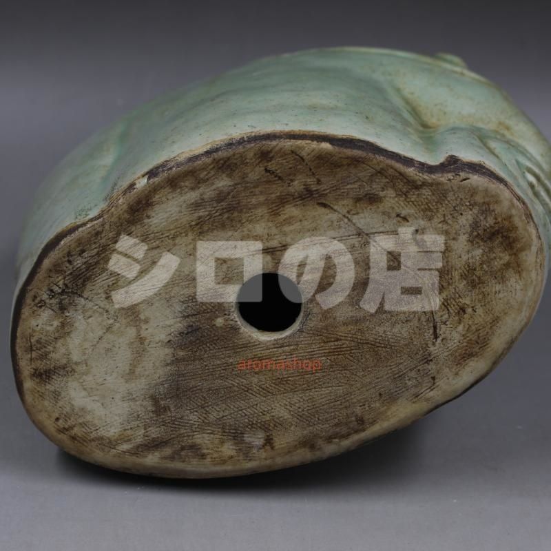 宋龍泉窯彫刻五子登科弥勒仏像 装飾品 現代工芸品 美術品 置物