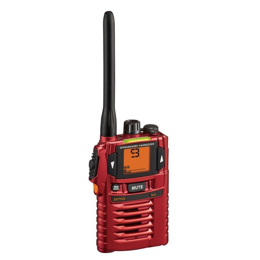 無線機 八重洲無線 SR-70A 人気 レッド トランシーバー