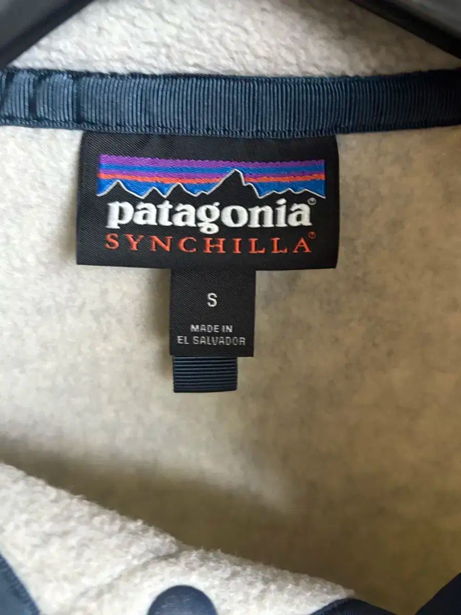 2度着用 パタゴニア Synchilla シンチラ プルオーバー オートミール s 高感度