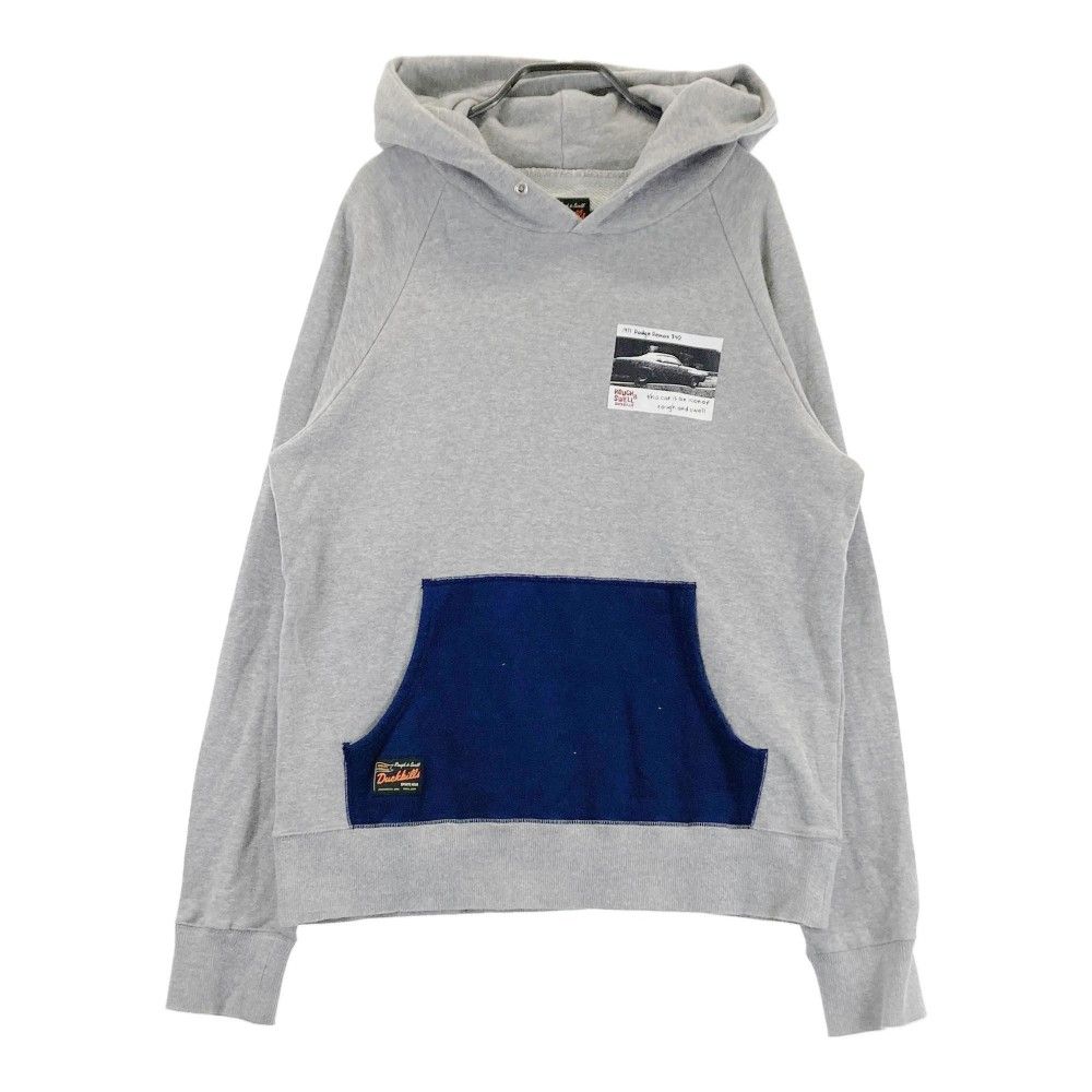 サイズ：M ROUGH&SWELL ラフアンドスウェル スウェット パーカー グレー系 [240101402246] ゴルフウェア メンズ ストスト