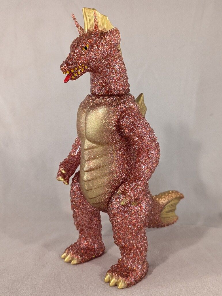 マルサン 世紀の大怪獣 チタノザウルス350 レッド グリッター 【公式通販】