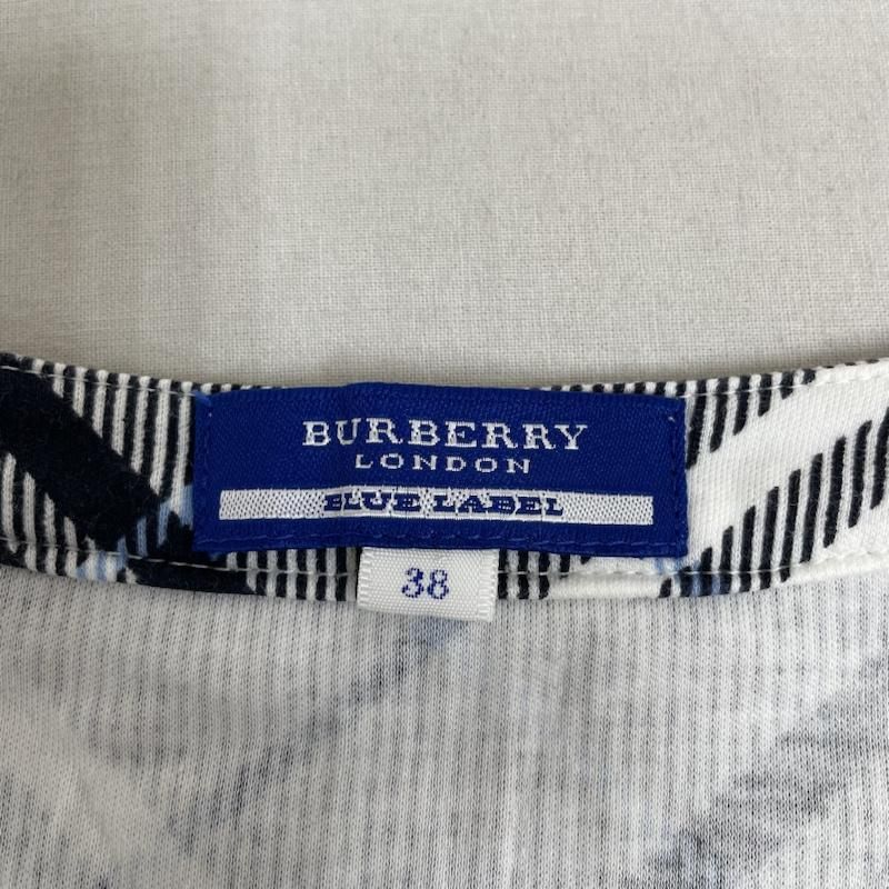 極美品　バーバリーブルーレーベル 薄生地　カットソー 半袖Tシャツ 38　M 美品✨ バーバリーブルーレーベル ノバチェック 半袖 カットソー