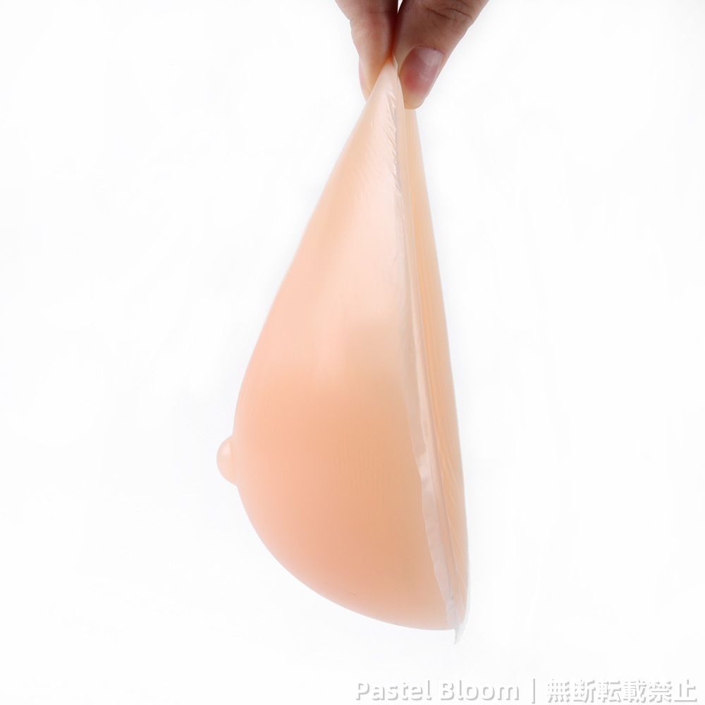 25年新作 シリコンパッド リアルビューティー人工乳房 乳がん 全摘 パット 柔らかな質感 全摘術 左右兼用 水着対応 バストトップMサイズB 300g 1点(片側分)