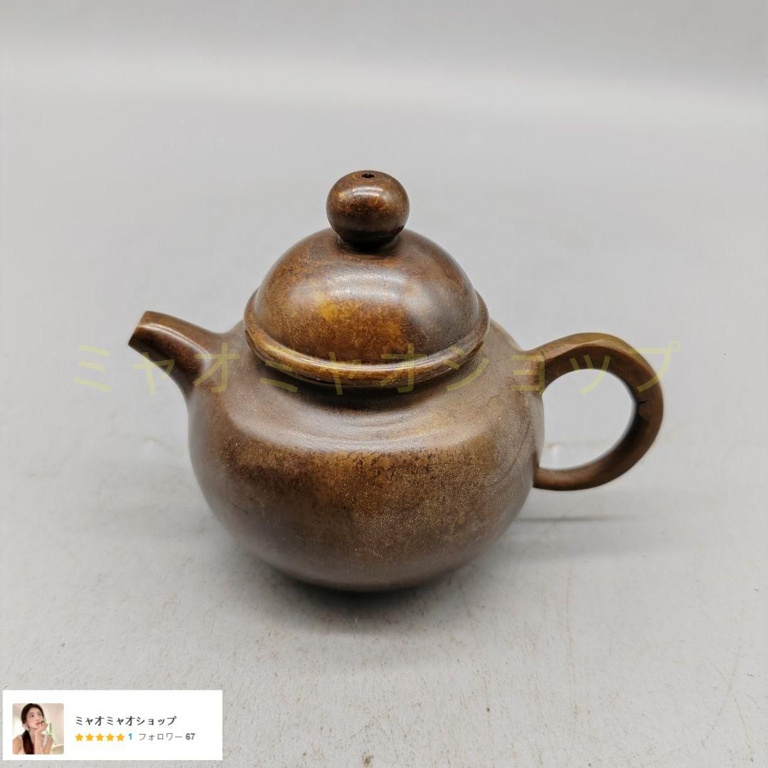 銅器 茶壺 小茶壺 茶道具 煎茶器 工芸品 置物 - メルカリ